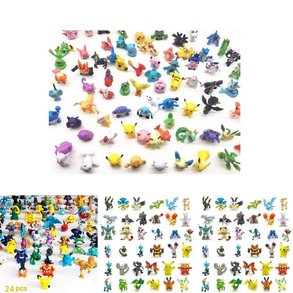 24 Adorable Pokemon Figures For Collectors And Fans 2-3cm Size