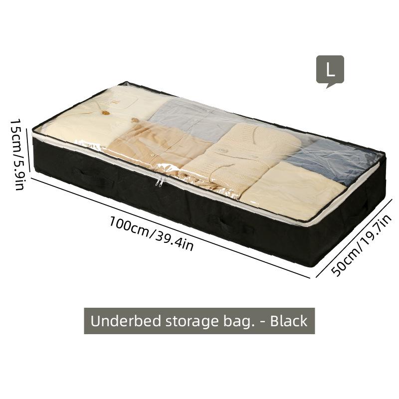 Large Capacity Foldable Storage Bag for Quilts and Clothing - Dustproof & Moisture-Proof