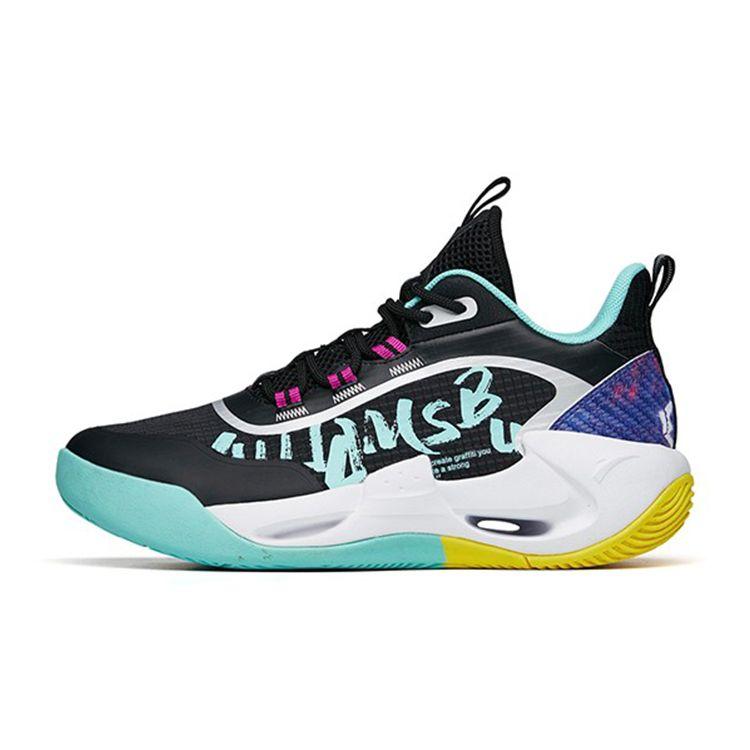 Anta Kids Basketball Black Blue White 312221111-3 37