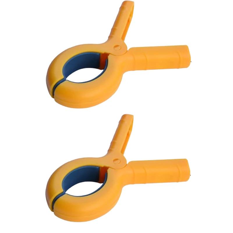 2/4pcs Heavy Duty Plastic Beach Towel Clips Anti-Skid Gasket Towel Holder for Beach Chairs Cruise Clothes Pool Clothes Pins