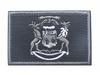 US State Flags Embroidered Patches: Michigan, Missouri, Nevada, Massachusetts with Velcro