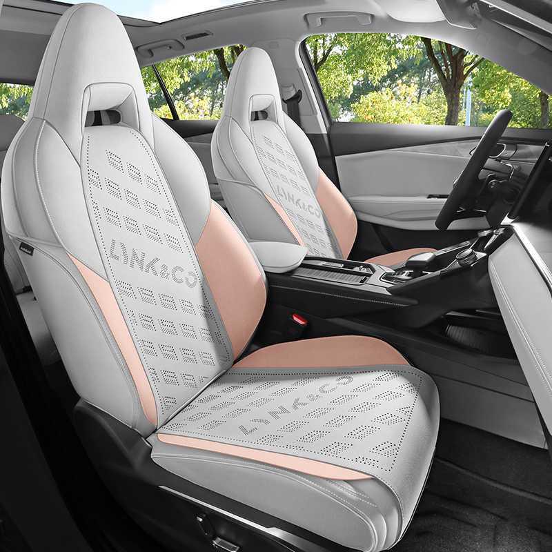 Suede All-Season Semi-Enclosed Saddle Seat Cushion for Lynk & Co 06