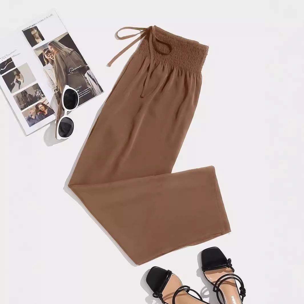 

2024 Брюки кэжуал с высокой посадкой прямого кроя осенне-зимние 2XL