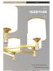 Nordic LED Chandelier: Modern Gold Dustproof Lampshade for Living Room & Dining Area