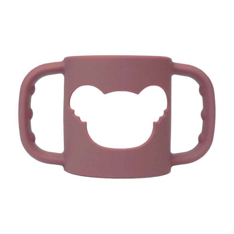 

Силиконовая ручка для детской бутылочки с рисунком из мультфильма, аксессуары для детских бутылочек для ежедневного использования, мягкий эластичный силиконовый чехол, подходит для большинства