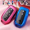 Toyota Smart Key Case, Toyota Alphard Case, Vellfire New Harrier RAV4 Waterproof Dustproof TPU Soft Cover (Pink)
