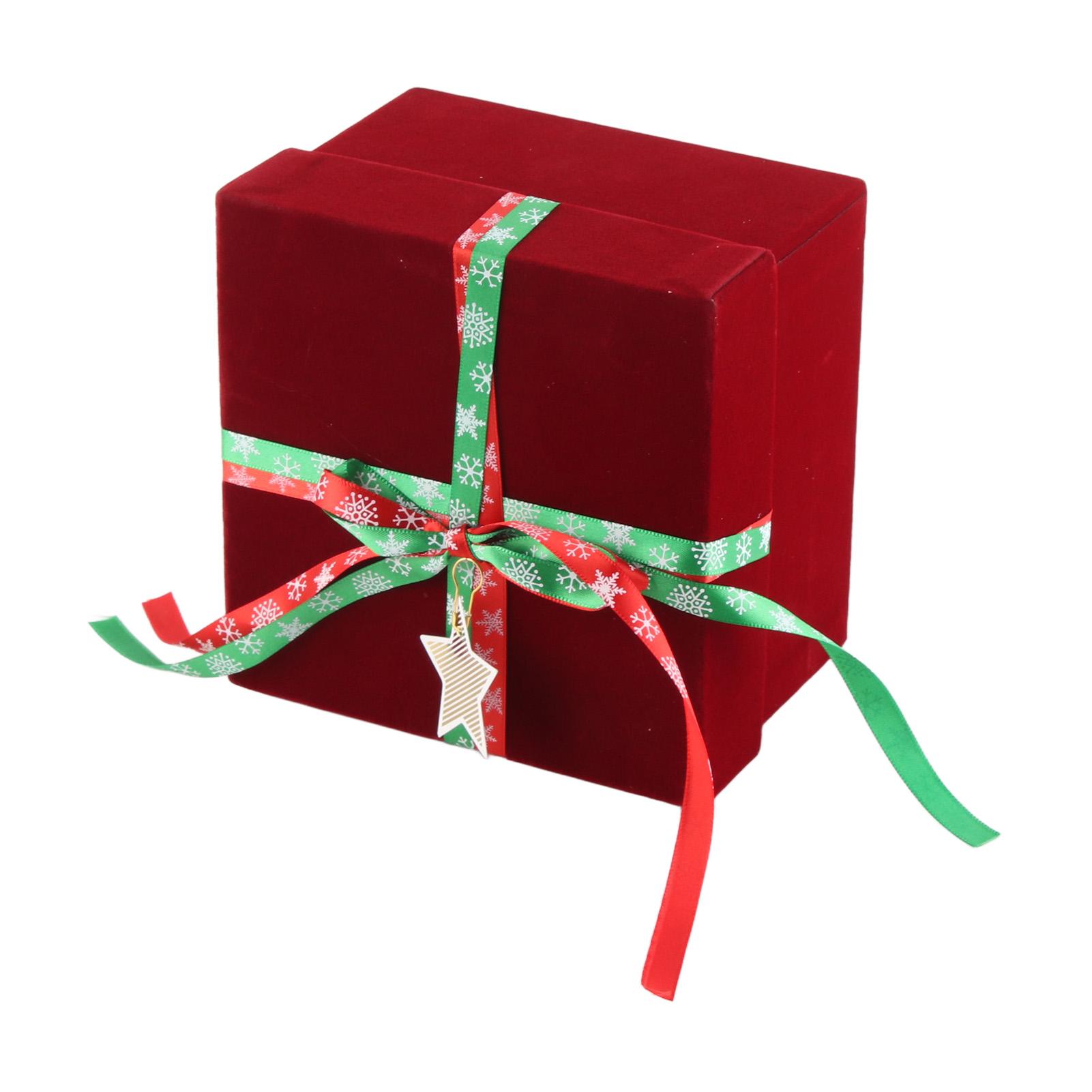 

Подарочная коробка Red Velvet на Новый год, украшение яблока на Рождество