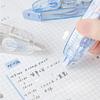 2 In 1 Simplicity Correction Tape Glue Paste Tape Set Fashion Blue White Color Transparent Correction Tape Dispensing Glue Set