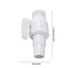 Efficient 2 Way Pool Filter Replacement Non-Corrosive Valves Ball Valves Replacement Easy Installation for Pool Plumbing