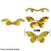 Elegant Retro Gradient Pink-Purple Butterfly Brooch: Enamel Painted, Gold-Plated Copper with Zircon.