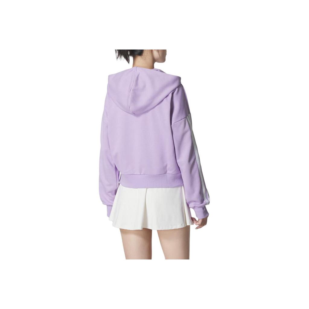 Adidas Sports Fashion Training Knitted Hooded Jacket Women Jackets JY3135