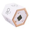 Hex Flip Timer with Mute Alarm Function Magnetic Time Management Cube Timer with LCD Screen for Cooking Studying Working