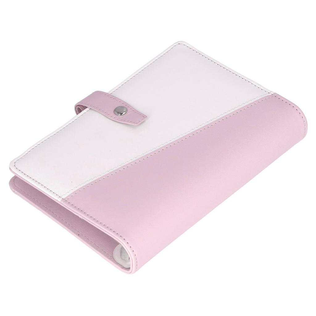 A6 Budget Binder Multifunctional Compartment Design Portable PU Leather Notebook Binder for Office School