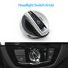 Car HeadLamp Rotary Foglight Button Headlight Switch Cover Panel For BMW 5 6GT Series G30 G31 M5 F90 G32 2017-2022