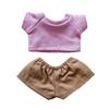 Handmade For Labubu T-shirt Set For 17CM Labubu Clothing Set Mini Doll Clothes  Joint Doll