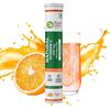 Pure Nutrition Vitamin C + Zinc, 20 Effervescent Tablets (20 X 1) Orange Flavour | 1000mg Amla Extract | Supports Acne Free Skin for Women & Men