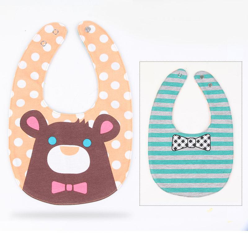 Водонепроницаемые Мягкие Хлопковые Слюнявчики для Малышей Милый Мультяшный Принт Детские Девочка Мальчик Регулируемые Детские Слюнявчики Детское Питание One Size