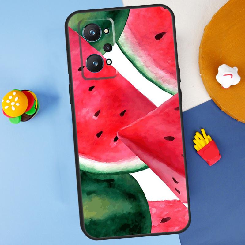 Cute Summer Fruit Watermelon For Realme GT7 Pro GT 6T 6 5 C67 C61 C55 C53 C51 C21Y C25S C75 10 11 12 13 14 Pro Plus Case