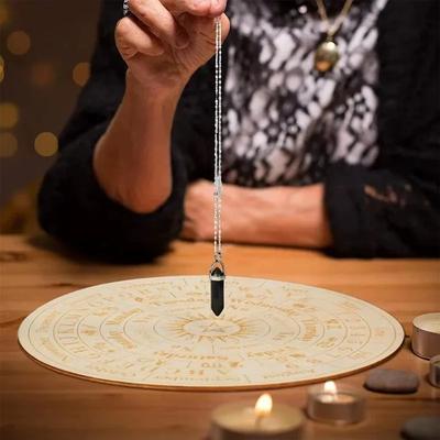 Star-shaped Plates, Divination Boards, Supernatural Message Boards, Wooden Crystal Energy Discs, Altar Supplies