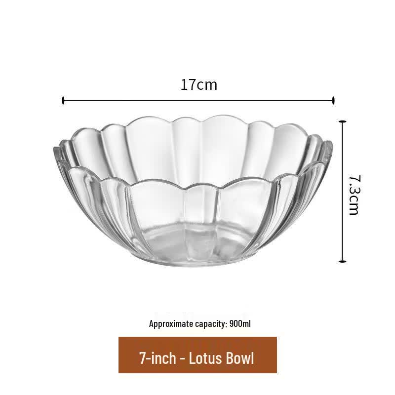 Qiwei Acrylic Salad Bowl