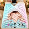 Flannel BlanketTaylor Swift Warm Soft Throw Blanket for Indoor Sofa Bed Living Room Use