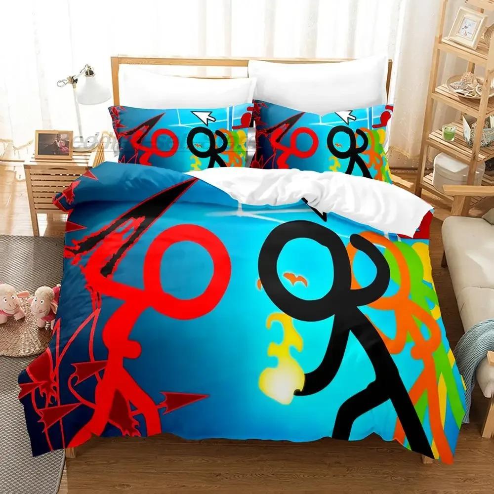 3D Druck Anime Alan Becker Bettwäsche Set Einzelbett Twin Full Queen King Size Bettset Erwachsene Kind Schlafzimmer Bettbezug Sets Heimtextilien