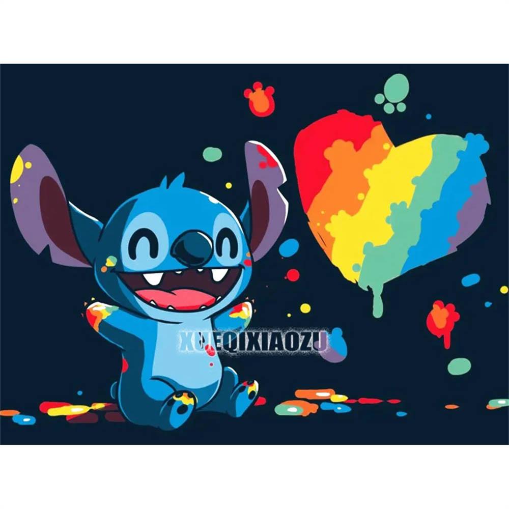 Disney Schloss Mickey Minnie 5D Diamantmalerei Voller Diamanten DIY Handgemachte Diamantmalerei Cartoon Animation Dekoratives Malerei-Set