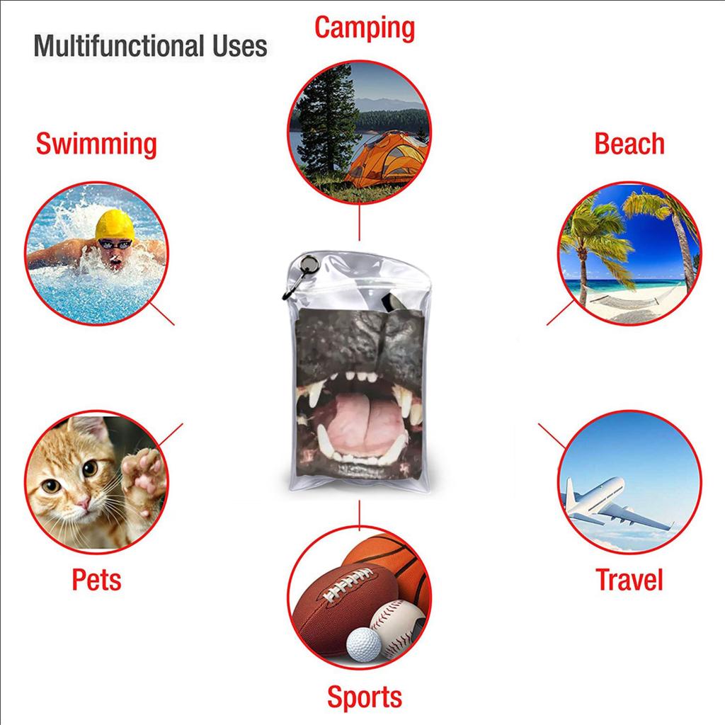 Staffordshire Bull Terrier Beach Towel Soft Microfiber Quick Dry Absorbent Quick Towels For Bath