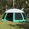 VidaXL Pool Tent Removable Roof Mesh Walls Teal 612x612 Cm, Green Tent, Garden Tent, Garden Shelter, Tent, 4100638