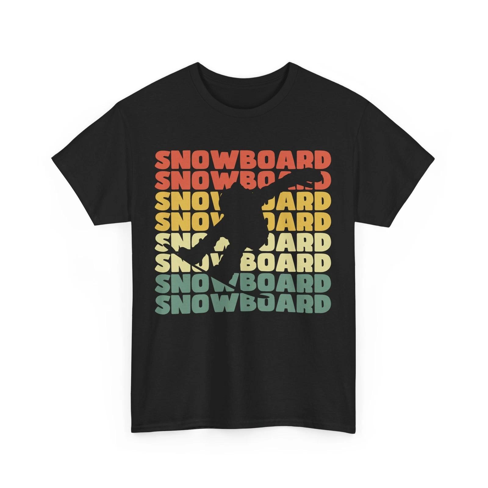 Snowboard Shirt, Snowboarding Winter Sports Lovers Women Men Snowboarder T-shirt L