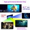 4.1" 1DIN Radio Stéréo Bluetooth FM Double USB MP5 Joueur de commande de Volant