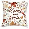Home Decor Autumn Themed Pillowcases With Love And Home Pattern Cushion Cover Suitable For Sofa Bedroom Car Pillow Cover