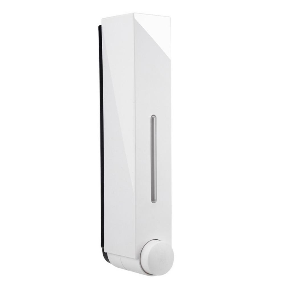 

Многоразовый контейнер для шампуня и геля для душа, настенный дозатор для дезинфицирующего средства для рук, ванная комната White-single