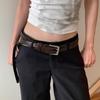 Vintage Waist Belt Leather Dress Jeans Belt Fashionable Women's Belt  Spicy Girls