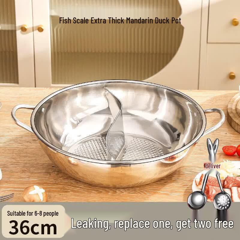 Qiwei 316 Stainless Steel Mini Hot Pot