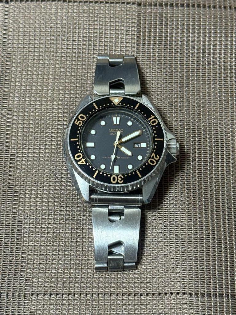 [USED] SEIKO Quartz Watch Black Diver's