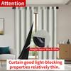 2pcs Modern 100% Blaclout Curtains with Rod Pocket, Window Curtains for Living Room, Bedroom, Kitchen, Bathroom, Home Decor