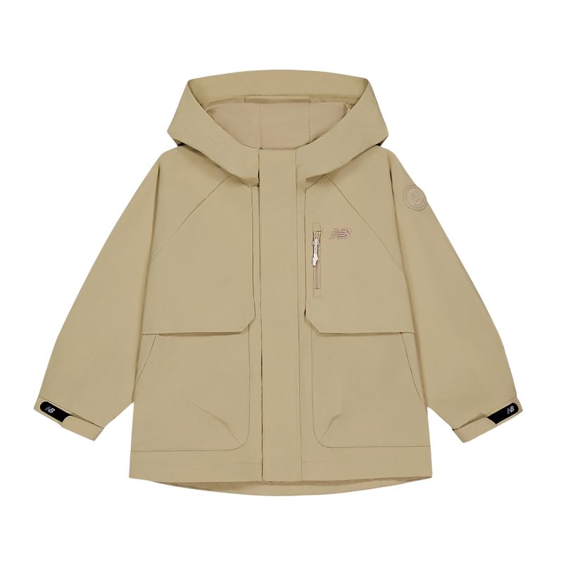New Balance Kids Jackets Hooded Moderate 7AF31013-BEI 110