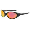 Nowe outdoorowe sportowe nylonowe spolaryzowane okulary przeciwsłoneczne do jazdy na rowerze dla mężczyzn i kobiet, modne retro okulary podróżne i do jazdy 9438