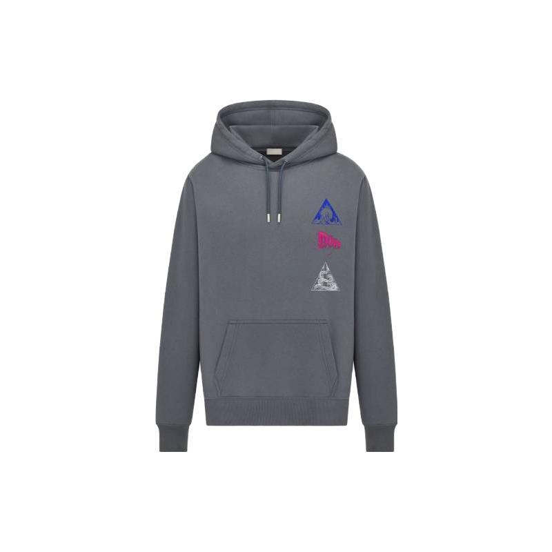 DIOR SS22 Sweatshirt Men's Gray 393J691A0531-C889