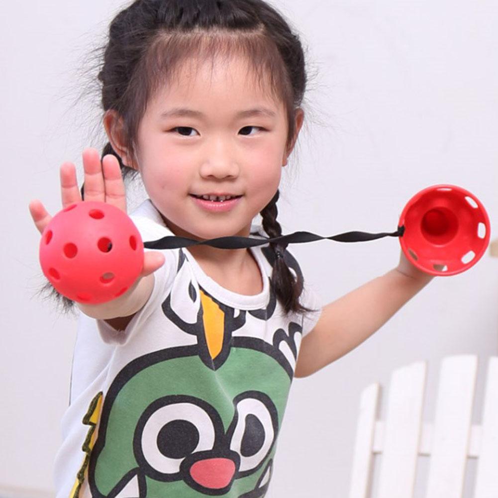 Children Throw and Catching s Game Toy Plastic Kids Sports Interactive Toys Red