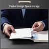 Deli 25K Notebook with Pen Holder and Elastic Band
