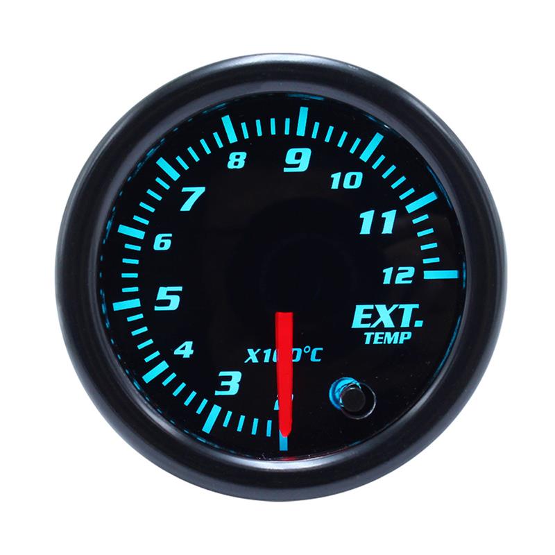 52mm 7 Color in 1 Racing Gauge Turbo Boost Gauge Bar PSI 2 Inch Water Temperature Oil Temp Volt Fuel Press Gauge Tachometer