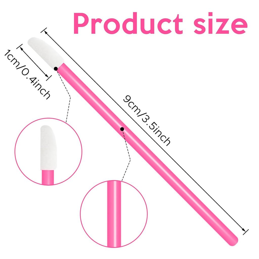 50/100 Pcs Lip Brushes Soft Cosmetic Lip Brush Lipstick Lip Glossy Wands Cleaner Applicator Eyeshadow Makeup Brush Tool