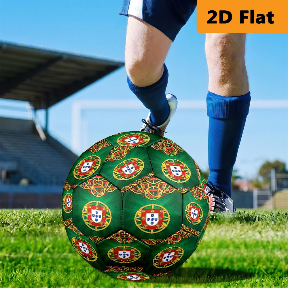 Portuguese Heritage Emblem Football Suitable for Both Training and Competition No. 5 Football Outdoor Sports Very Elastic Unique Football Gifts