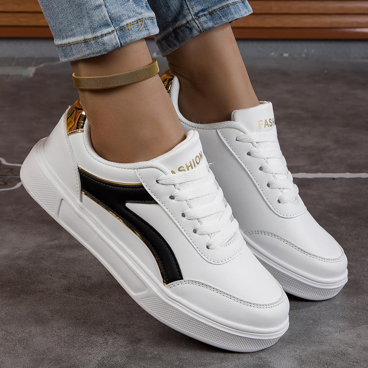

Jin casual fashion sports skateboard shoes little white shoes non-slip waterproof breathable women s board shoes spot 42