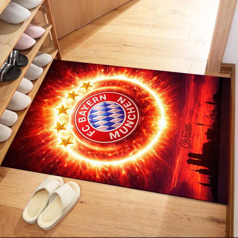 Bayern Munich Floor Mat Perfect for Bedrooms Outdoor Balcony Foyer Anti-slip Rug Decorate Offices Perfect Gift for Valentine's Wedding Birthday