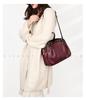 2025 Retro Multi-Layer Casual Tote Bag - Large Capacity for Middle-Aged Women, Crossbody Handbag