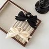 Fashion Hair Clips Pearl Bow Winding Grab Clip Back of Head New High-end Shark Clip High-end Versatile Hairpin Woman Headdress