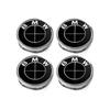 -4pcs 60mm Car Wheel Center Hub Stickers 56/60mm Car Wheel Center Hub Caps Auto Decoration Accessories For BMW M E30 E34 E36 E39